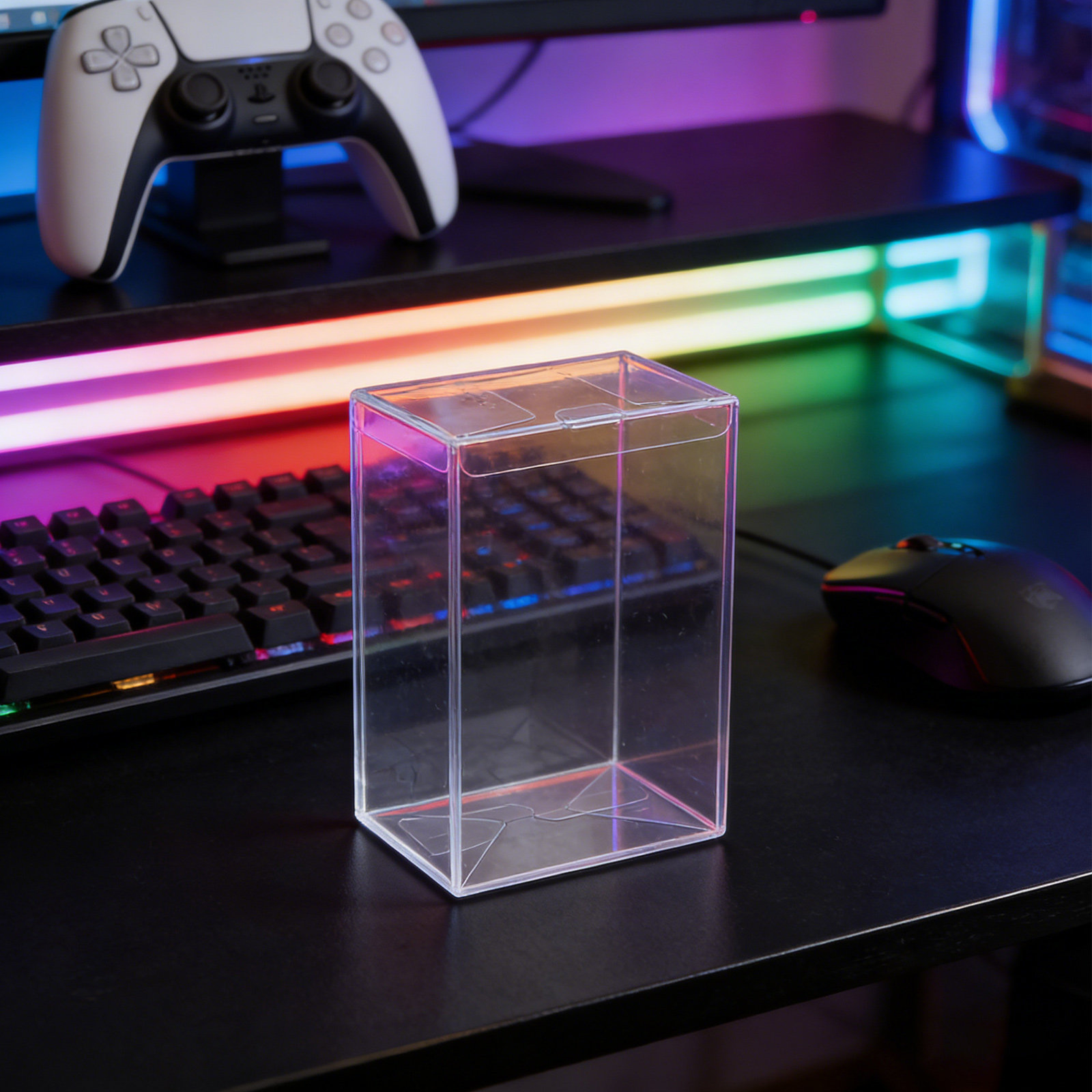 Action Figure Stand - 10 Pezzi di Espositori Trasparenti da