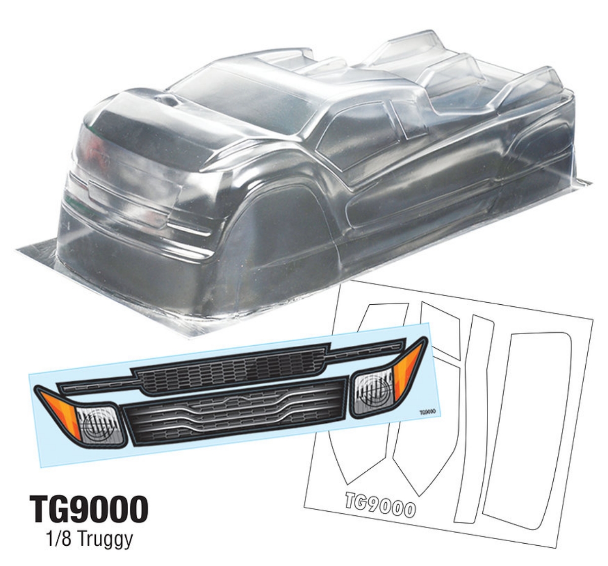 Carrozzeria Truggy TG9000 1/8  - Tamiya Model Paint Set recensione e prezzo